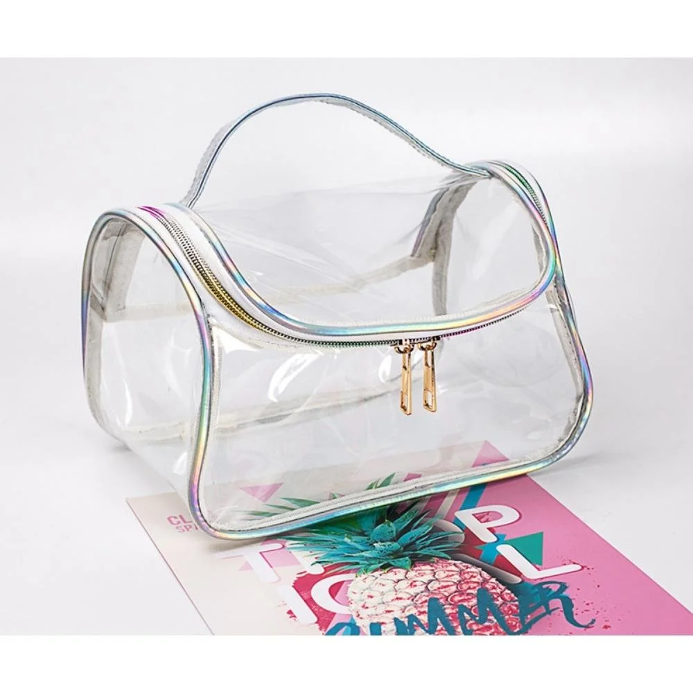 Waterproof Transparent Storage Container Travel Toiletry PVC Cosmetic Bags Transparent Makeup Bags Organizer Handbag Wbb21151