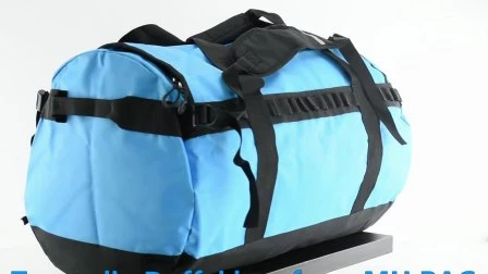 Bolsa de viagem de fim de semana de lona esportiva de PVC à prova d'água