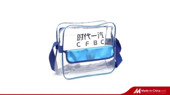 Bolsa Tote Transparente Bolsa de PVC Transparente para Compras, Trabalho, Escola, Festival Saco de Embrulho para Presente Saco Cosmético de Armazenamento com Alça